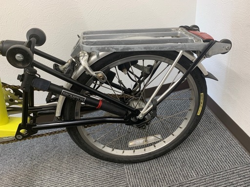 ブロンプトン（BROMPTON）」イエロー 黄色　折りたたみ自転車