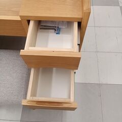 ★リユースのサカイ千葉中央店★ unico SIGNE シリーズ  ドレッサー ナチュラル 新品参考価格69,080円 H99×D45×W100 クリーニング済み TC5051の画像