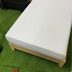 格安★ニトリ シングルベットフレーム マットレスセット　の画像