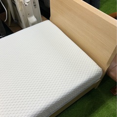 格安★ニトリ シングルベットフレーム マットレスセット　の画像