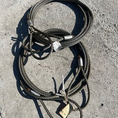 中古品 ワイヤロープの画像