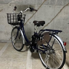 【2022年製】美品 Panasonic 電動アシスト自転車 ビビ 24inch　8Ah の画像