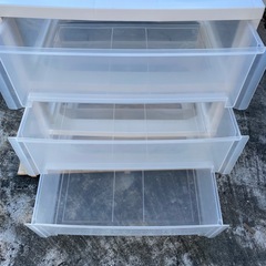 中古　美品　収納　ケース　プラスチック　引き出しの画像