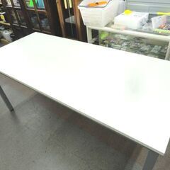 大型 フリーデスク 幅160㎝×奥行70㎝×高さ70㎝ サンワサプライ パソコンデスク オフィスデスク 会議テーブル 机 西岡店の画像