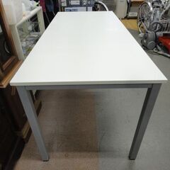 大型 フリーデスク 幅160㎝×奥行70㎝×高さ70㎝ サンワサプライ パソコンデスク オフィスデスク 会議テーブル 机 西岡店の画像