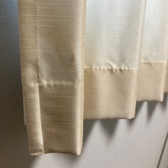 【未使用に近い】suminoe カーテン ゴールド・ベージュ系の画像