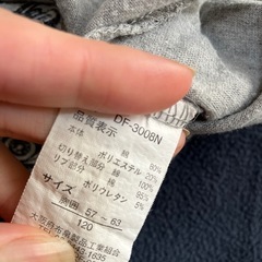 【DENIMFACTORY】重ね着風働く車プリントロンT【120】の画像
