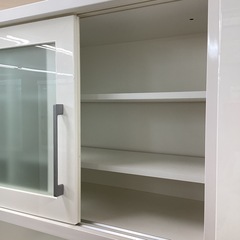 ⭐️春日市⭐️二面レンジボード⭐️NI T OR I⭐️ニトリ⭐️シンプル⭐️白色⭐️定価79,990円⭐️No2072の画像