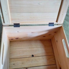 木製　収納BOXの画像