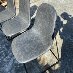 中古　椅子　ダイニングチェア　お洒落　ブラックの画像