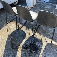 中古　椅子　ダイニングチェア　お洒落　ブラックの画像