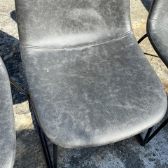 中古　椅子　ダイニングチェア　お洒落　ブラックの画像