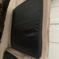 タンスのゲン 座椅子 2個 まとめ売り グレージュの画像
