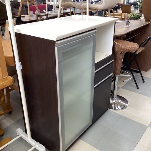 ⭐️春日市⭐️キッチンカウンター⭐️NI TO RI⭐️ニトリ⭐️メラミン天板⭐️収納⭐️定価44,990円⭐️No2083