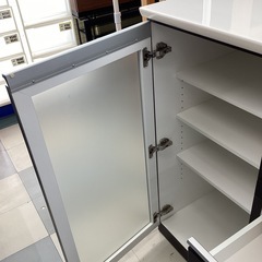 ⭐️春日市⭐️キッチンカウンター⭐️NI TO RI⭐️ニトリ⭐️メラミン天板⭐️収納⭐️定価44,990円⭐️No2083の画像