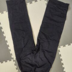 【無料】150〜160黒のズボン　キッズ　着用感アリの画像