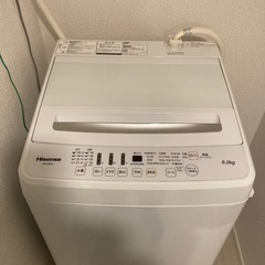 洗濯機 Hisence HW-G60A 6.0kg 2022年製の画像