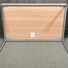 ミーティングテーブル　幅約120×奥行約75×高さ約70㎝作業台 ナチュラル パソコンデスク OAデスク 机 テーブル　作業机　現状品NO.32の画像