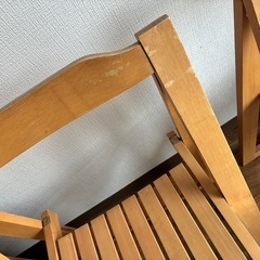 木製椅子　2脚の画像