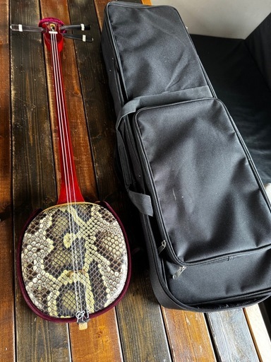 本革強化貼り三線