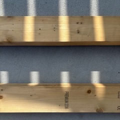 2×4材2本とディアウォール2組セットの画像