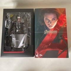 Hot Toys ホットトイズ マーベル アベンジャーズ BLACK WIDOW ブラックウィドウ 1/6 ムービー・マスターピース フィギュア 中古美品  の画像