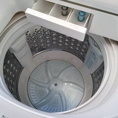 【B355】東芝　洗濯機　7キロ　2019年製　動作確認OK　給水ホース付き　現状品の画像
