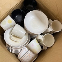 お盆､食器プラスティックまとめての画像
