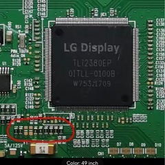 LG Displayの49インチ用基板6870C-0535Bの画像