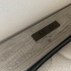 【引っ越し処分】セミダブルベッド＋マットレスセット（ポケットコイル）の画像