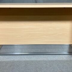 カウンターテーブル 幅約121×奥行約71×高さ約72㎝ カウンター 受付 テーブル オフィス 　受付台 インフォメーションNO.31の画像
