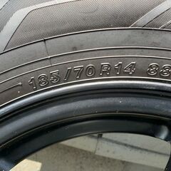アルミホイール付21年製スタッドレス ヨコハマ IG60 185/70R14 ４本 ノートやフィットなどにの画像
