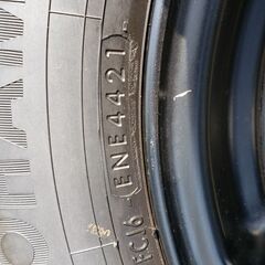 アルミホイール付21年製スタッドレス ヨコハマ IG60 185/70R14 ４本 ノートやフィットなどにの画像