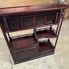 茶箪笥　飾り棚の画像