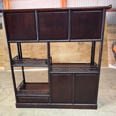 茶箪笥　飾り棚の画像