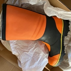 安全　スパイク　長靴　鋼製先芯入　24.5cm〜25cmの画像