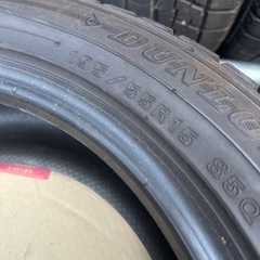 195/55R15　ダンロップ　WM01 バリ溝　4本セットの画像