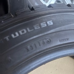 195/55R15　ダンロップ　WM01 バリ溝　4本セットの画像