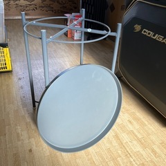 丸形物置き台☆鉄製台☆丸皿形☆棚☆サイドテーブル☆雑貨の画像