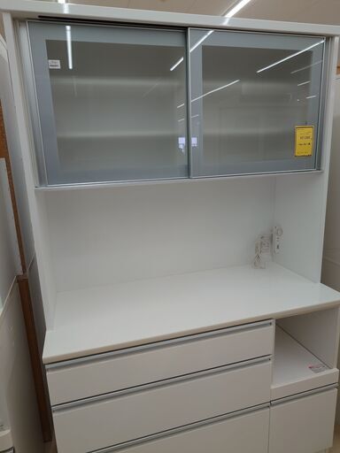 【ジャングルジャングル和歌山店】【Wa3140】レンジボード リユースショップ リサイクルショップ 中古家具 中古家電 中古自転車 古着 食器棚 システムキッチンボード ホワイト 和歌山市 岩出市 海南市 岬町 和歌山 大阪