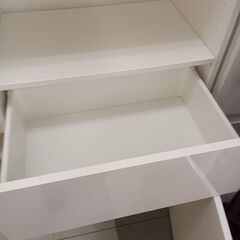 ★リユースのサカイ千葉中央店★  扉付収納棚 ホワイト H193×D42×W60 クリーニング済み TC5056の画像