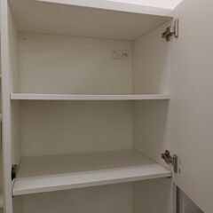 ★リユースのサカイ千葉中央店★  扉付収納棚 ホワイト H193×D42×W60 クリーニング済み TC5056の画像