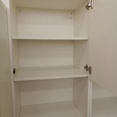 ★リユースのサカイ千葉中央店★  扉付収納棚 ホワイト H193×D42×W60 クリーニング済み TC5057の画像