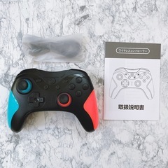 Switch コントローラー TURBO連射機能 背面ボタン付き 9色RGB
の画像
