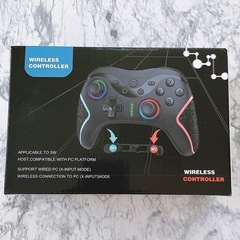 Switch コントローラー TURBO連射機能 背面ボタン付き 9色RGB
の画像