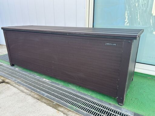 アルミ 物置 ベンチストッカー 幅144 ベンチ収納