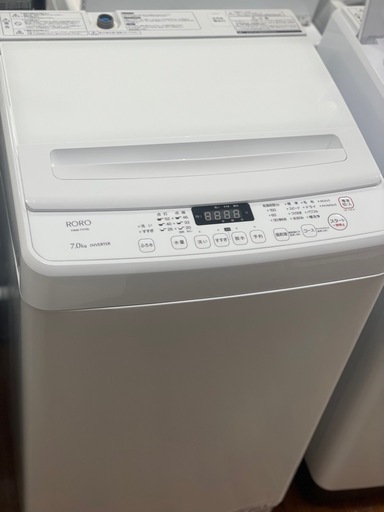 送料・設置込み可　洗濯機　7kg ヤマダ電機　2023年【分解クリーニング済み】