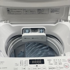送料・設置込み可　洗濯機　7kg ヤマダ電機　2023年【分解クリーニング済み】の画像