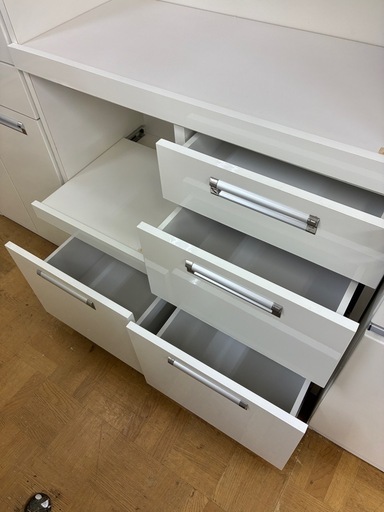 【ジャングルジャングル深井店】★システムキッチンボード 白 ホワイト システムキッチン キッチン家具 家具 堺市（中区 堺区 東区 西