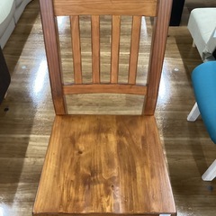 ウッドハイバックチェアー【町田市再生家具】252115の画像
